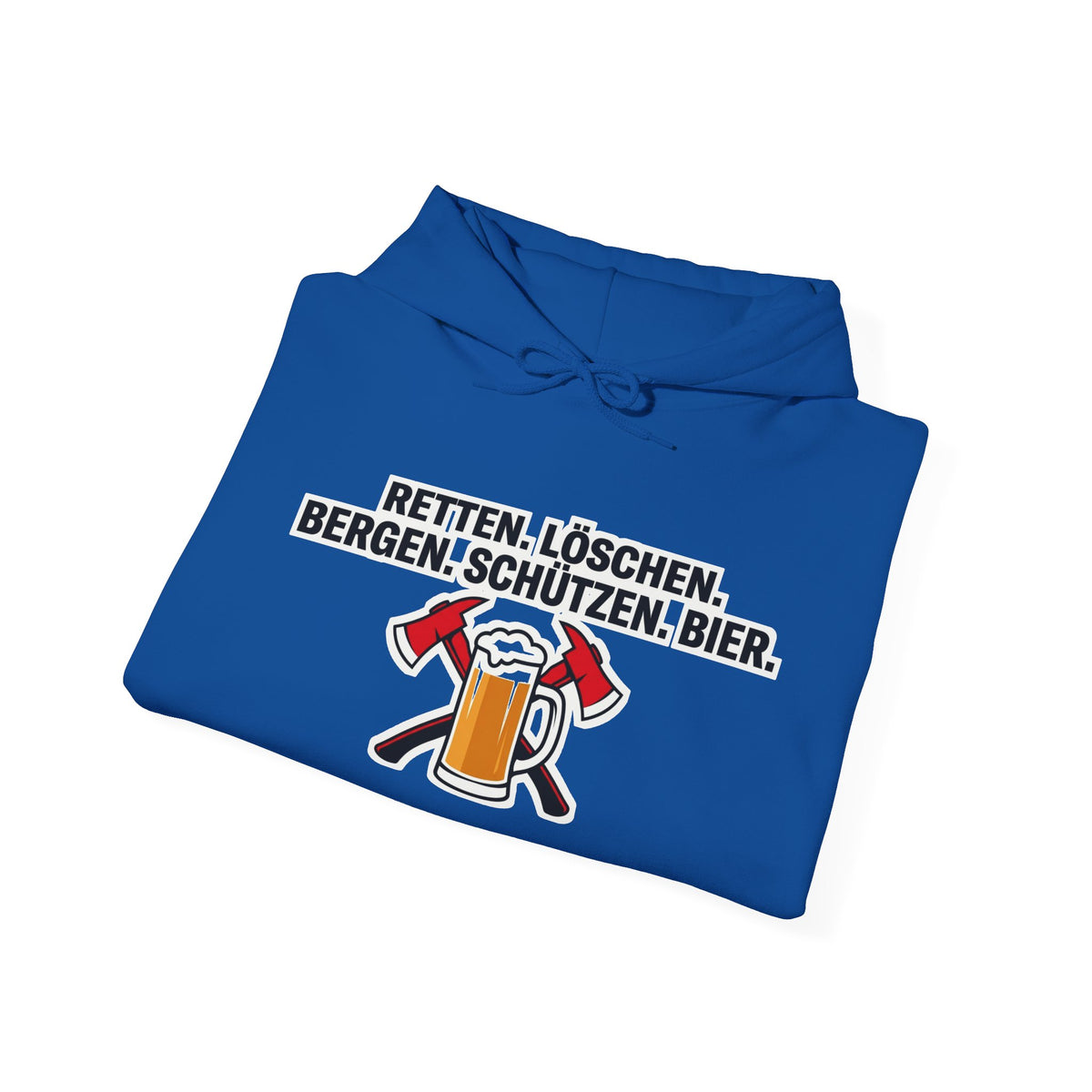 Hoodie – Retten. Löschen. Bier.