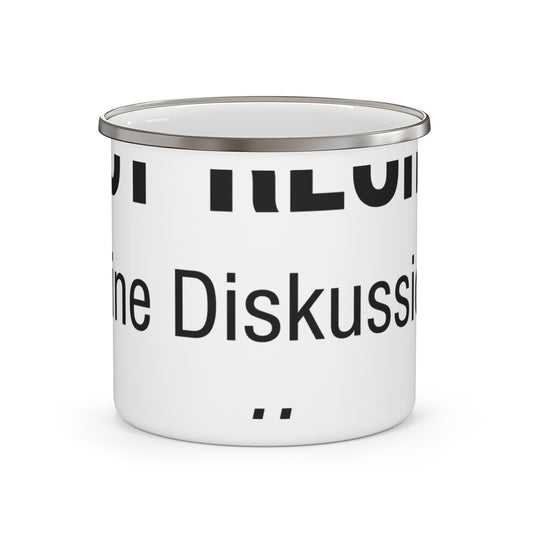 Emaille-Tasse – Root-Rechte
