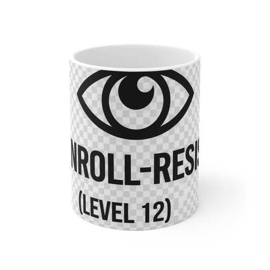 Kaffeetasse – Augenroll-Resistent (Level 12)