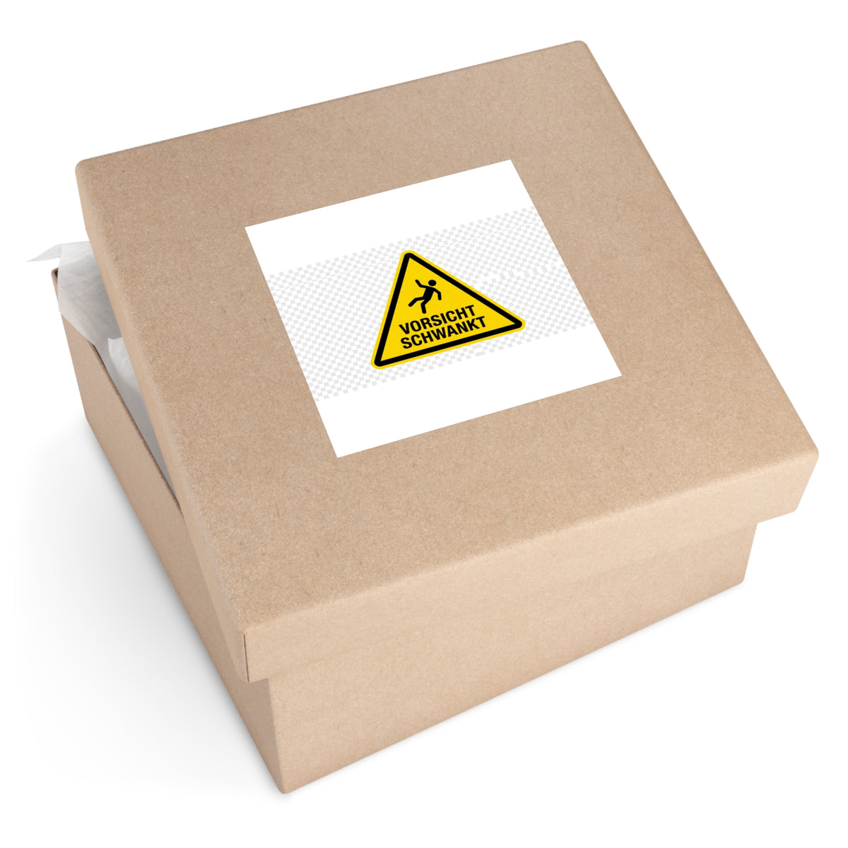 Sticker – Vorsicht, schwankt