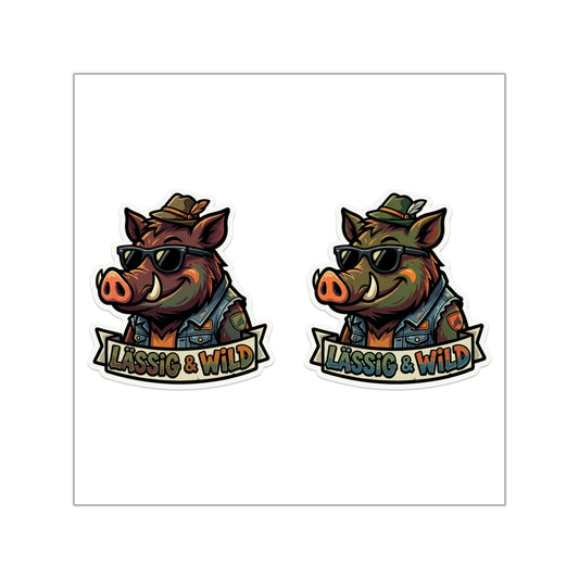 Sticker-Set – Maskottchen Wildsau