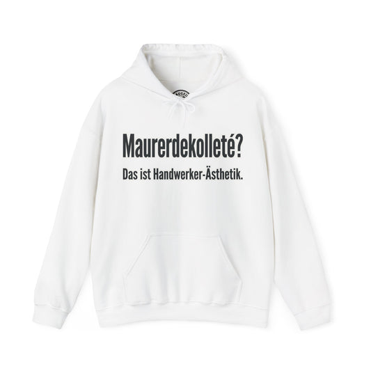 Hoodie – Maurerdekolleté?