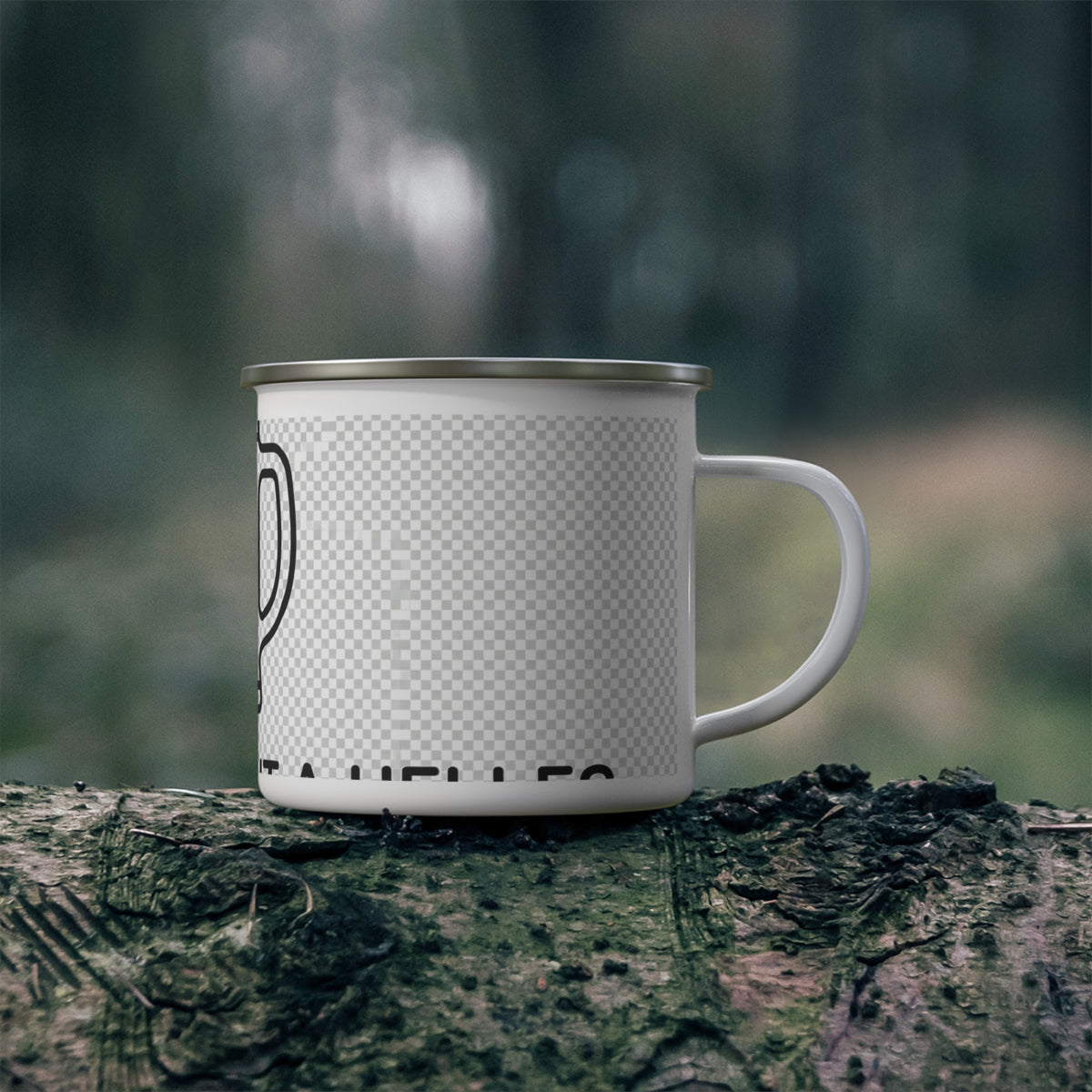 Emaille-Tasse – Mama braucht a Helles