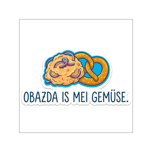 Sticker – Obazda is mei Gemüse