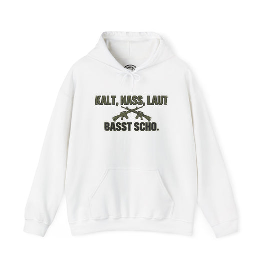 Hoodie – Kalt, nass, laut