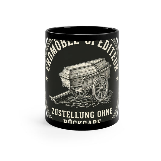 Schwarze Tasse – Erdmöbel-Spediteur