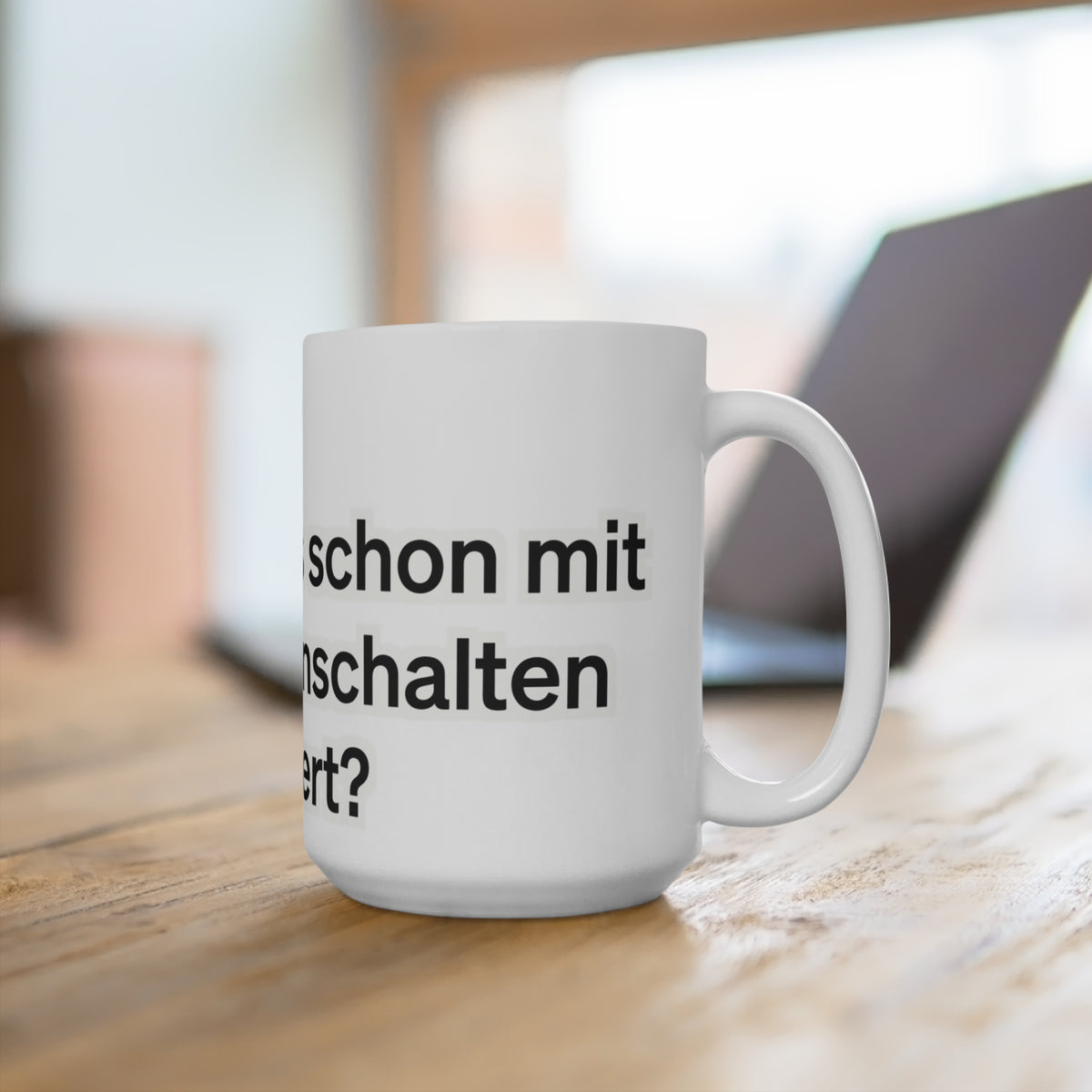 Kaffeetasse – Aus- & Einschalten