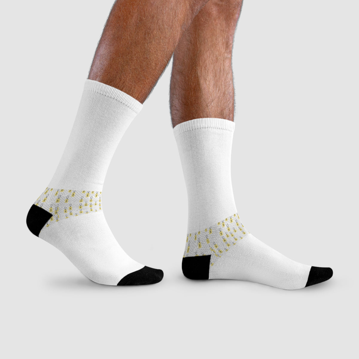 Socken – Zehen-Etikett