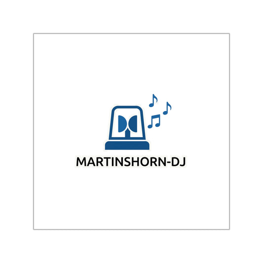 Sticker – Martinshorn-DJ