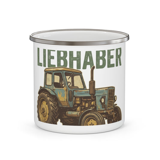 Emaille-Tasse – Landluft-Liebhaber