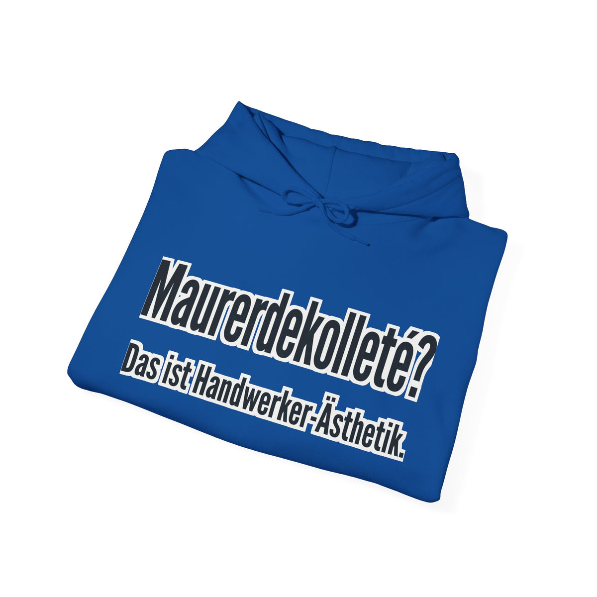 Hoodie – Maurerdekolleté?