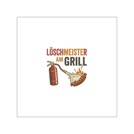 Sticker – Löschmeister am Grill