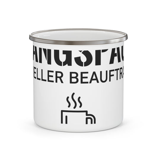 Emaille-Tasse – Zwangspause