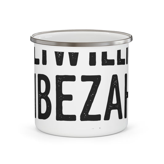 Emaille-Tasse – Freiwillig & Unbezahlt
