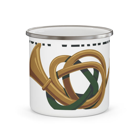 Emaille-Tasse – Jagdhorn-Verweigerer