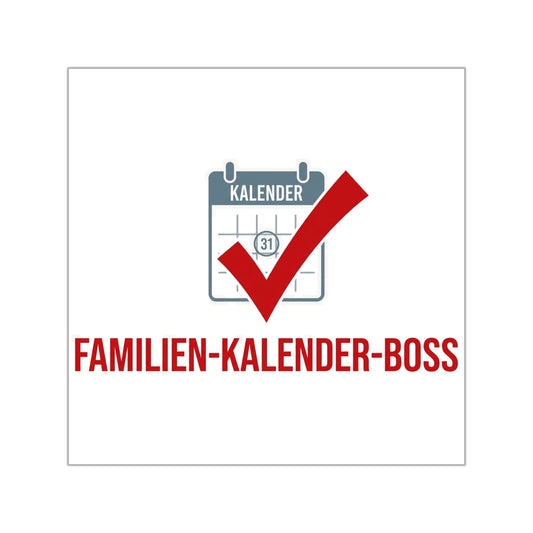Sticker – Familien-Kalender-Boss