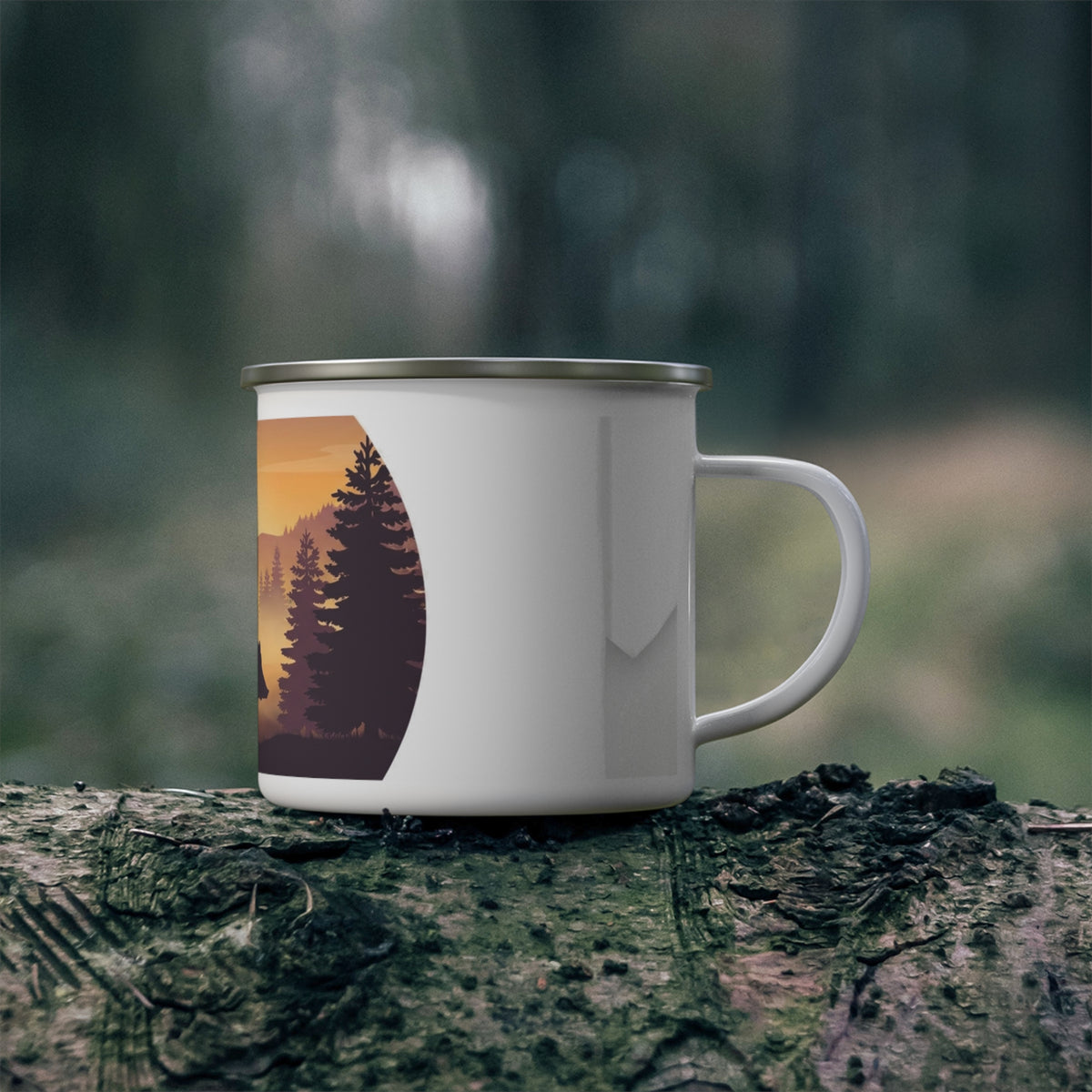 Emaille-Tasse – Ansitz-Romantik