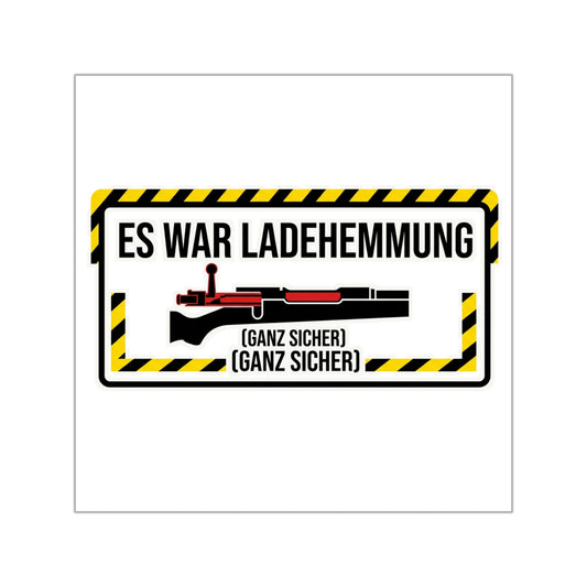 Sticker – Ladehemmung