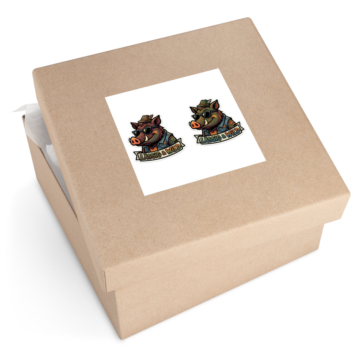 Sticker-Set – Maskottchen Wildsau