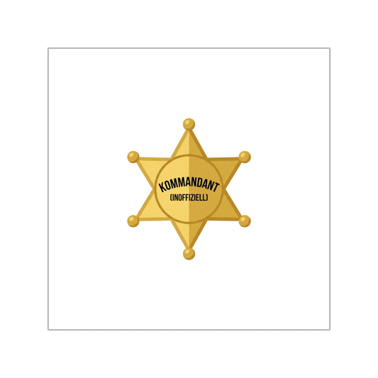 Sticker – Kommandant (Inoffiziell)