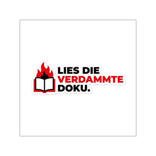 Sticker – Lies die Doku