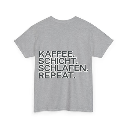 T-Shirt – Kaffee. Schicht. Schlafen