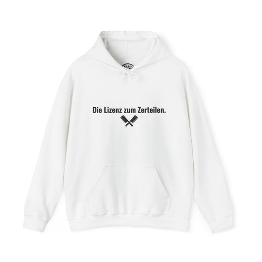 Hoodie – Lizenz zum Zerteilen