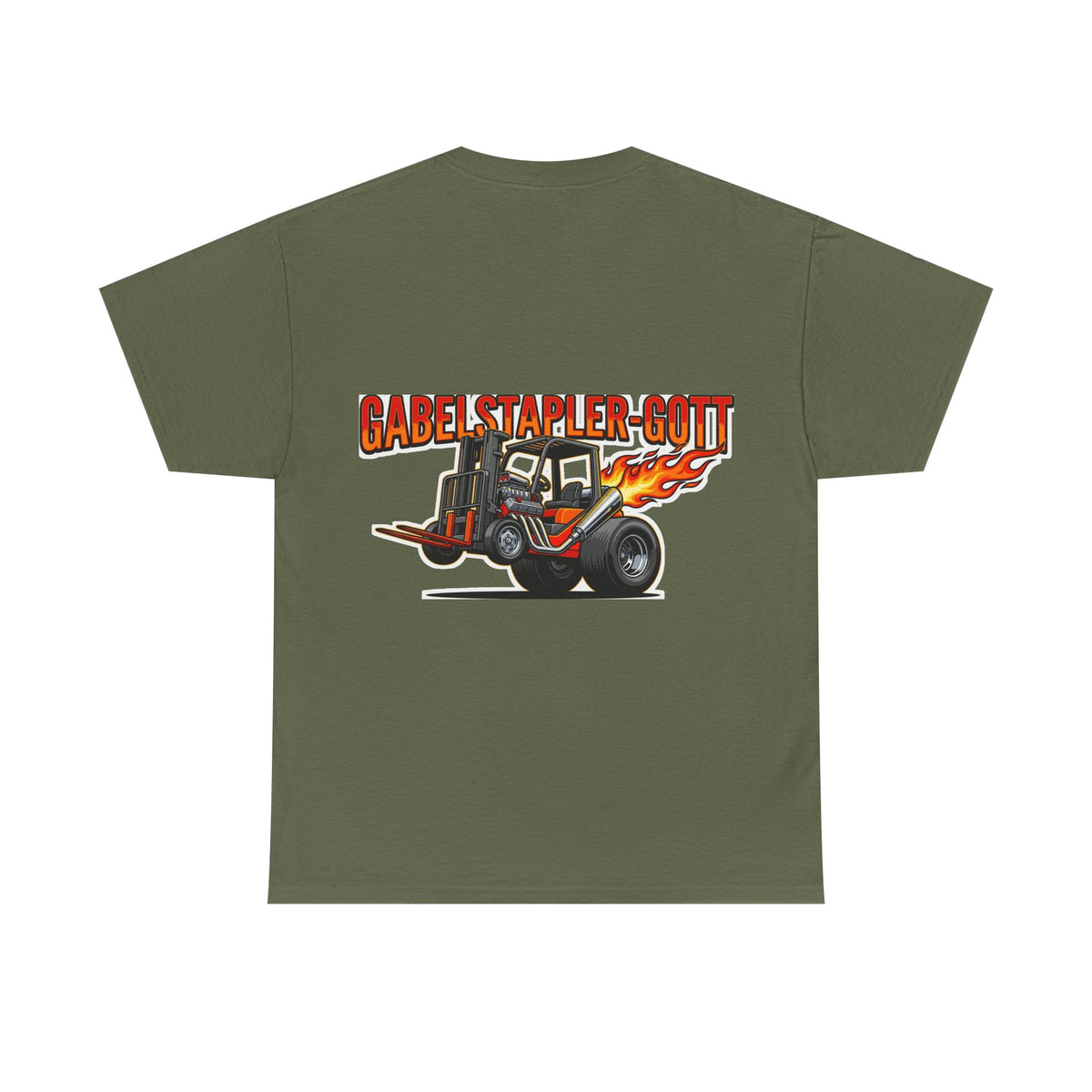 T-Shirt – Gabelstapler-Gott