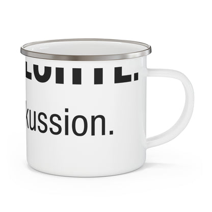 Emaille-Tasse – Root-Rechte