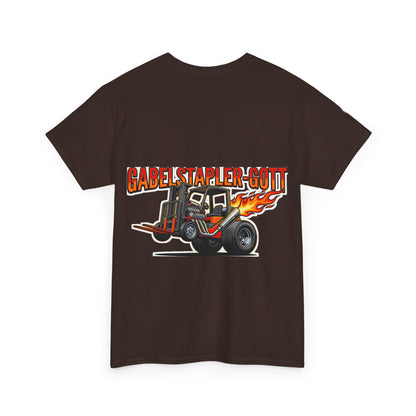 T-Shirt – Gabelstapler-Gott