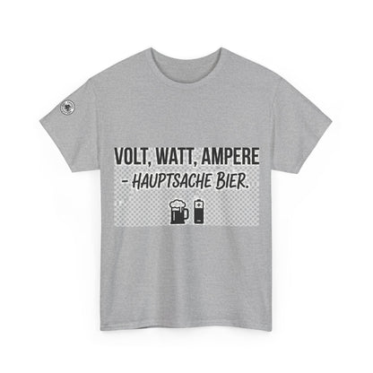 T-Shirt – Volt Watt Ampere Bier