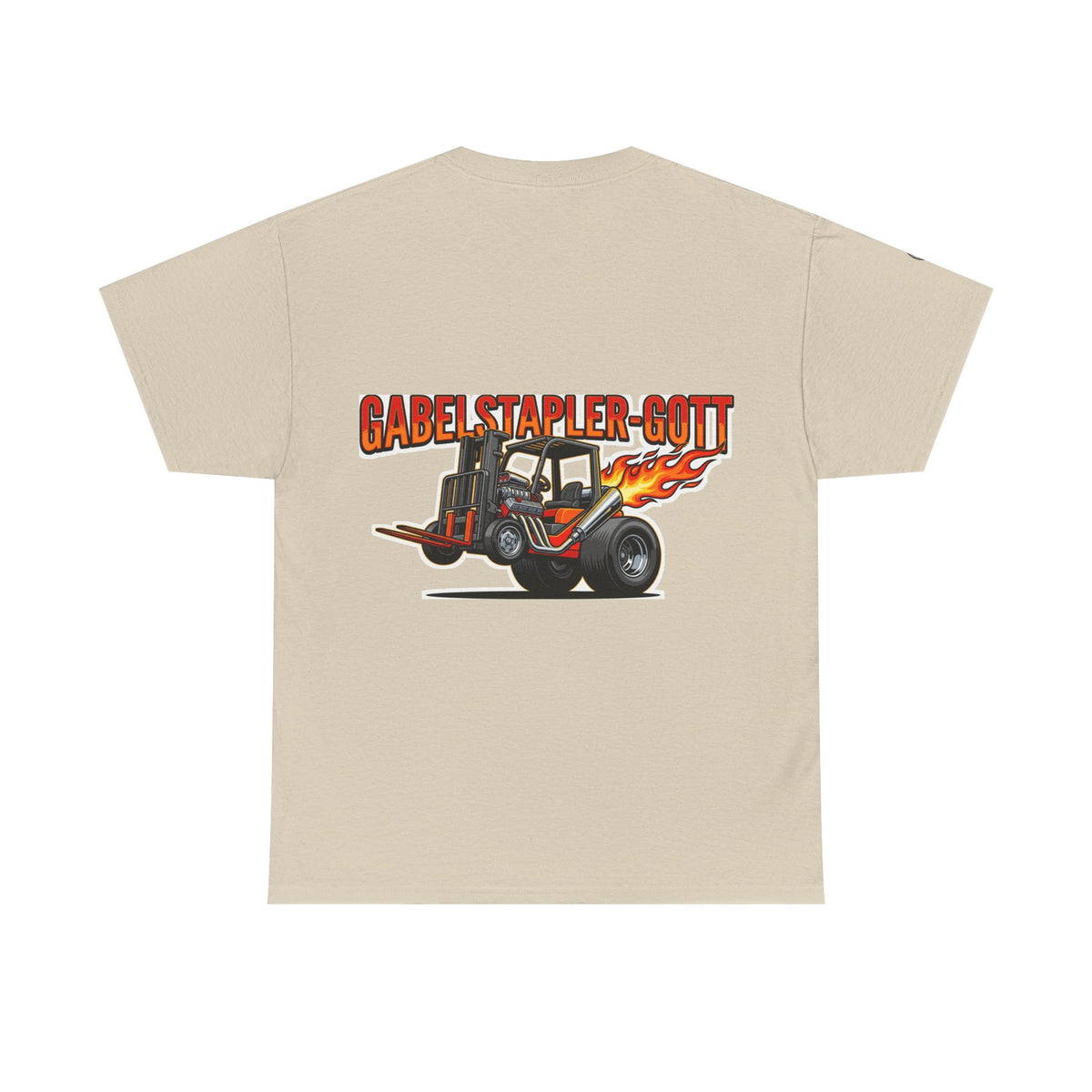 T-Shirt – Gabelstapler-Gott