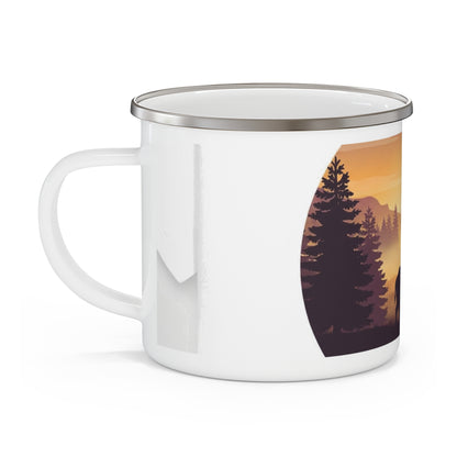 Emaille-Tasse – Ansitz-Romantik