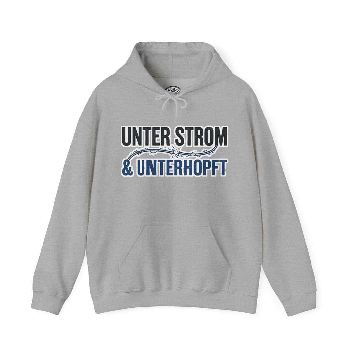 Hoodie – Unter Strom & Unterhopft
