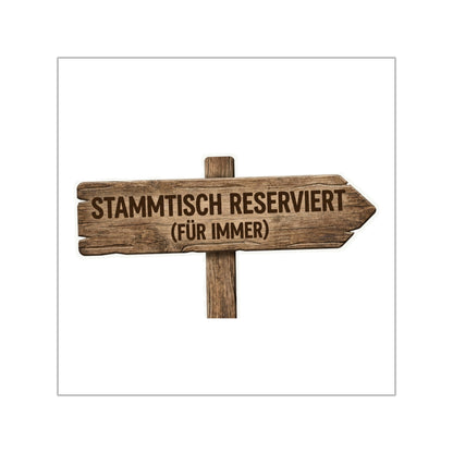 Sticker – Stammtisch Reserviert