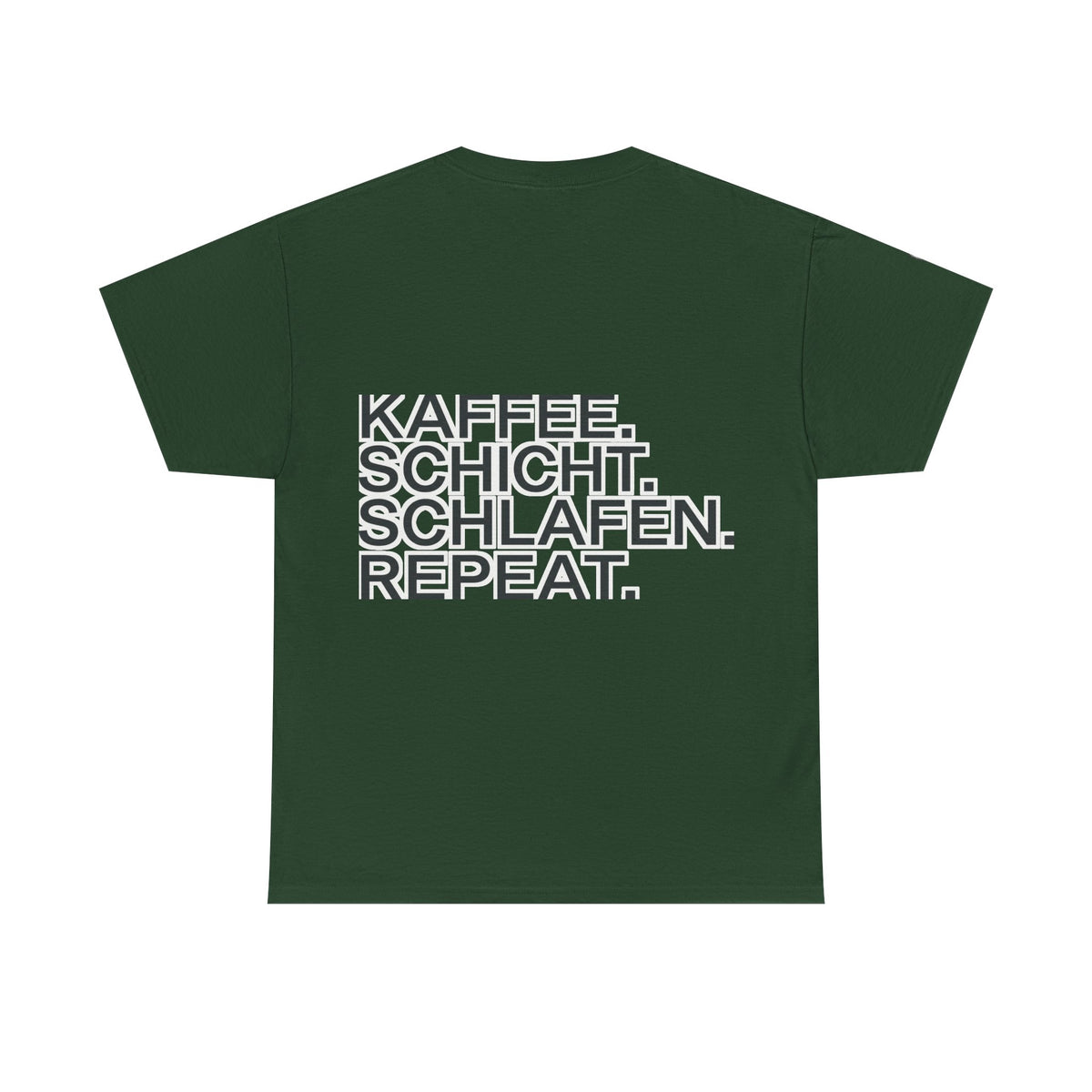 T-Shirt – Kaffee. Schicht. Schlafen