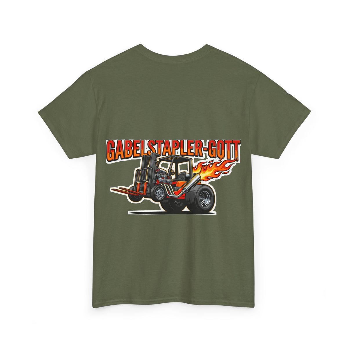 T-Shirt – Gabelstapler-Gott