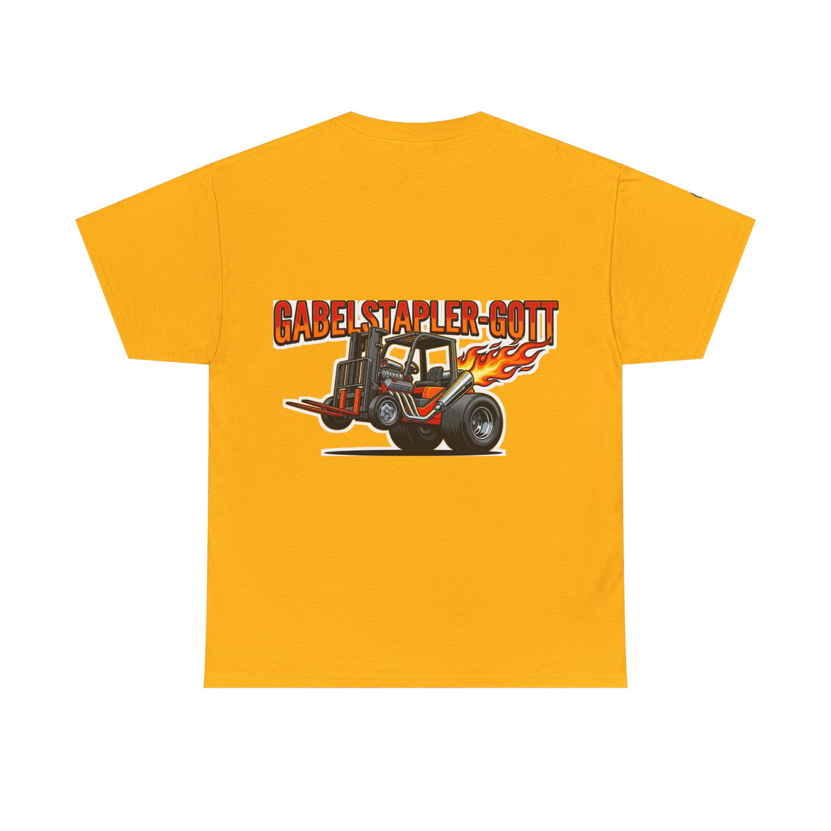 T-Shirt – Gabelstapler-Gott