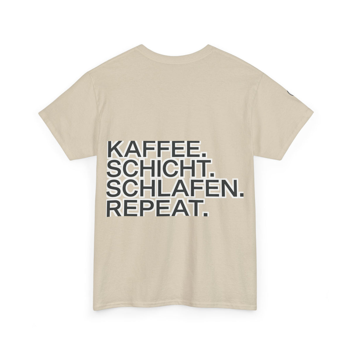 T-Shirt – Kaffee. Schicht. Schlafen