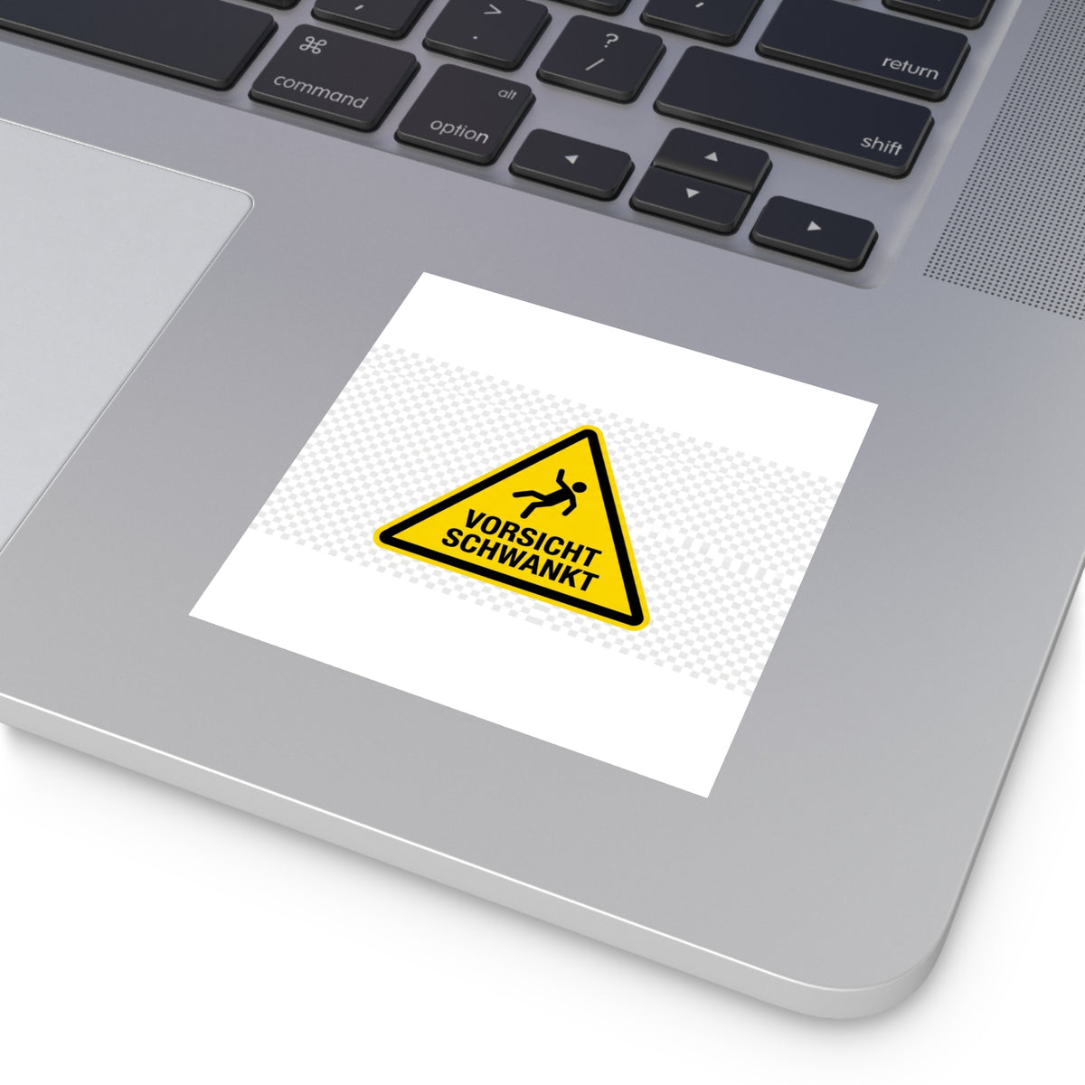 Sticker – Vorsicht, schwankt