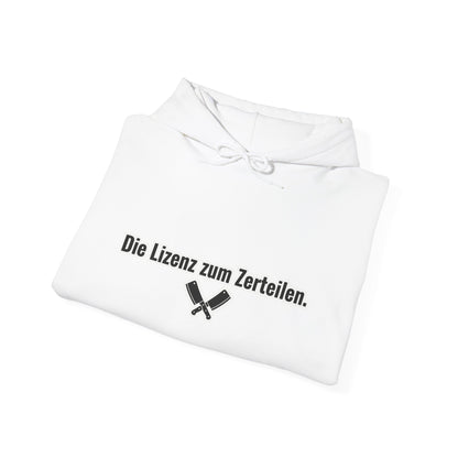 Hoodie – Lizenz zum Zerteilen