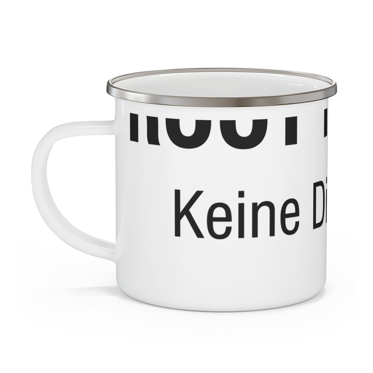 Emaille-Tasse – Root-Rechte