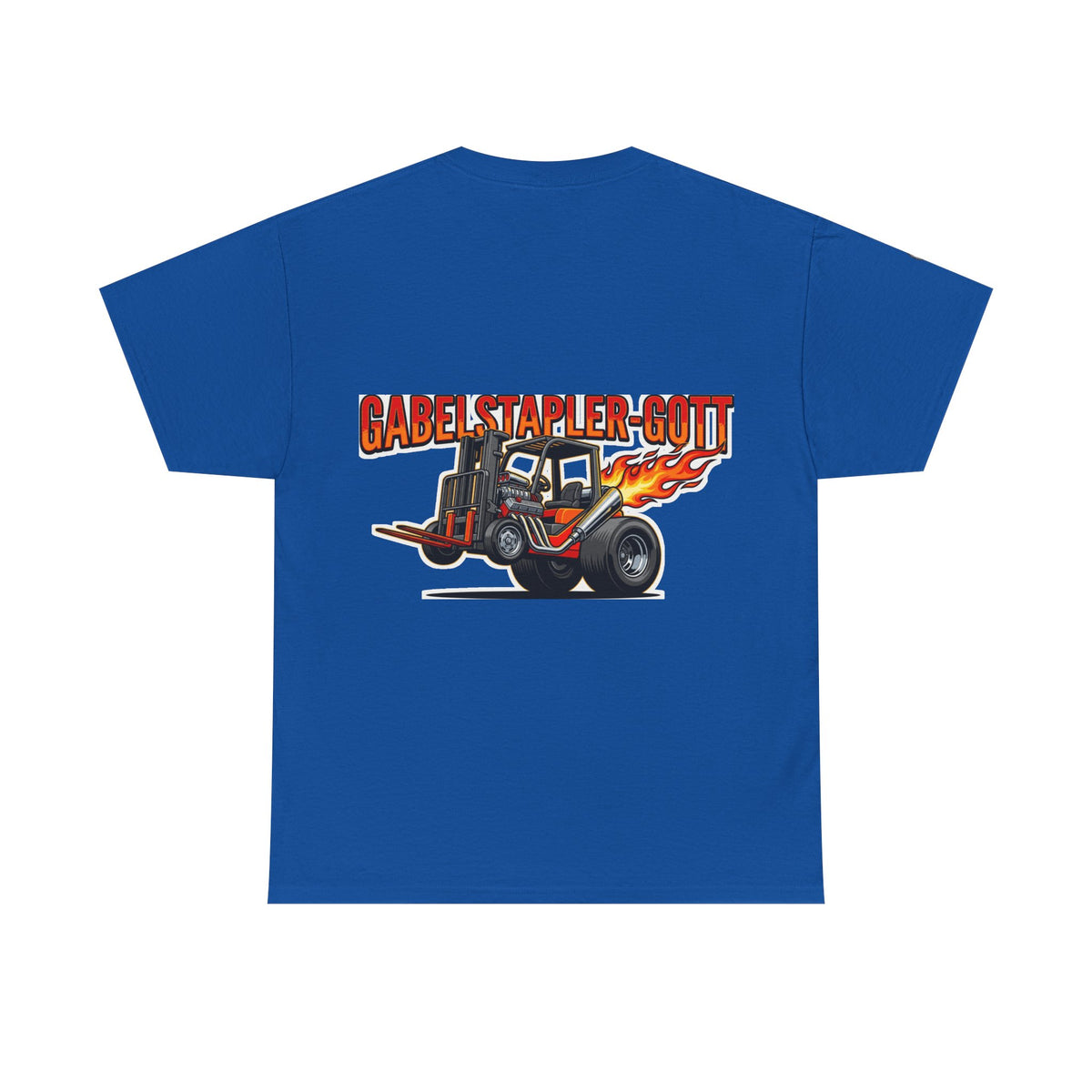 T-Shirt – Gabelstapler-Gott