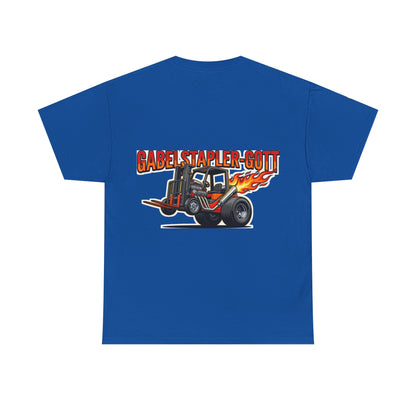 T-Shirt – Gabelstapler-Gott