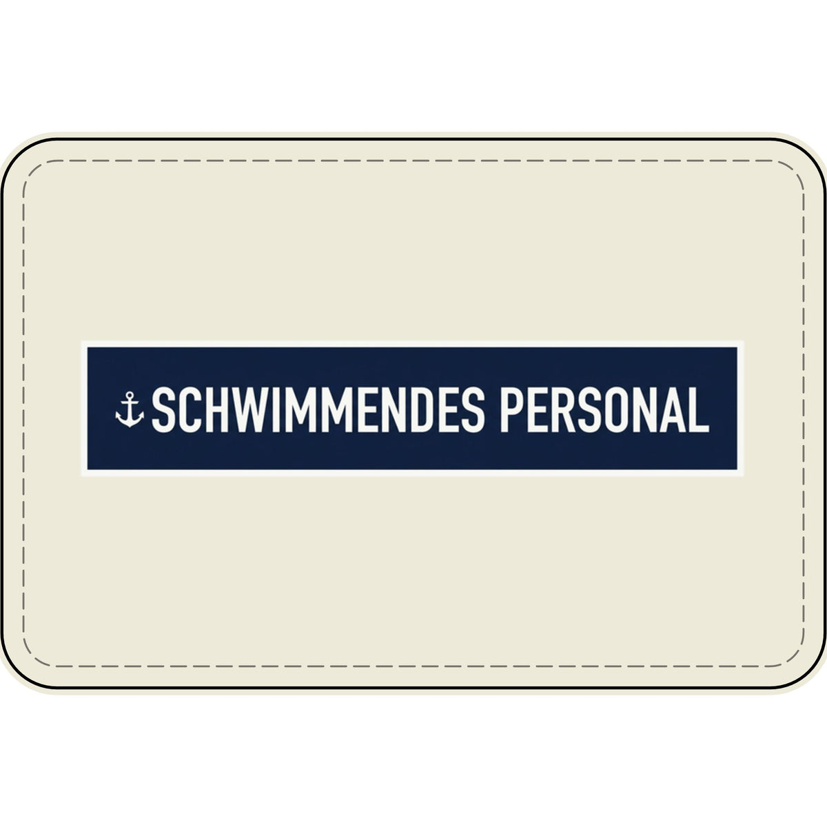 Aufnäher – Schwimmendes Personal